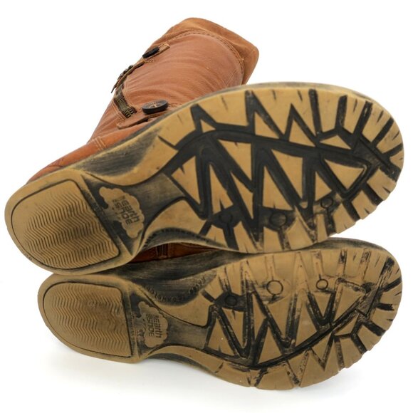 EARTH KALSO Prance Knee-High Brown Women's 6.5 B Tall Riding Boots Negative Heel - Picture 10 of 13